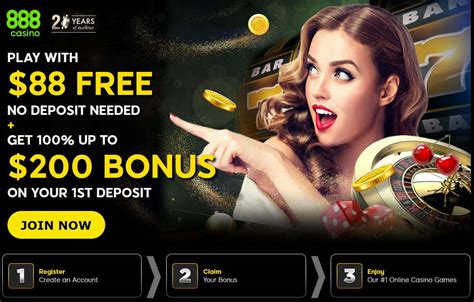 free bonus no deposit 888